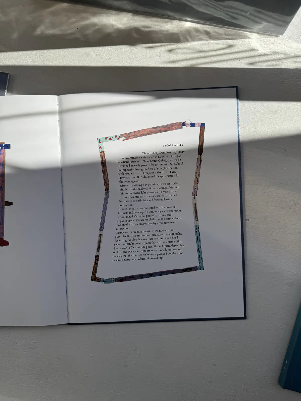 Chris Dennistoun Artist Book